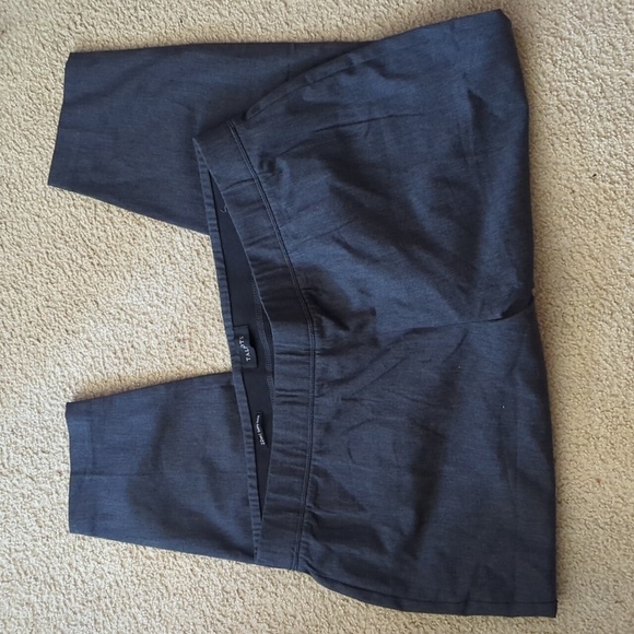 Talbots Dark Gray Skinny Ankle Pull On Business Professional Pants Size 22WP - Picture 1 of 6
